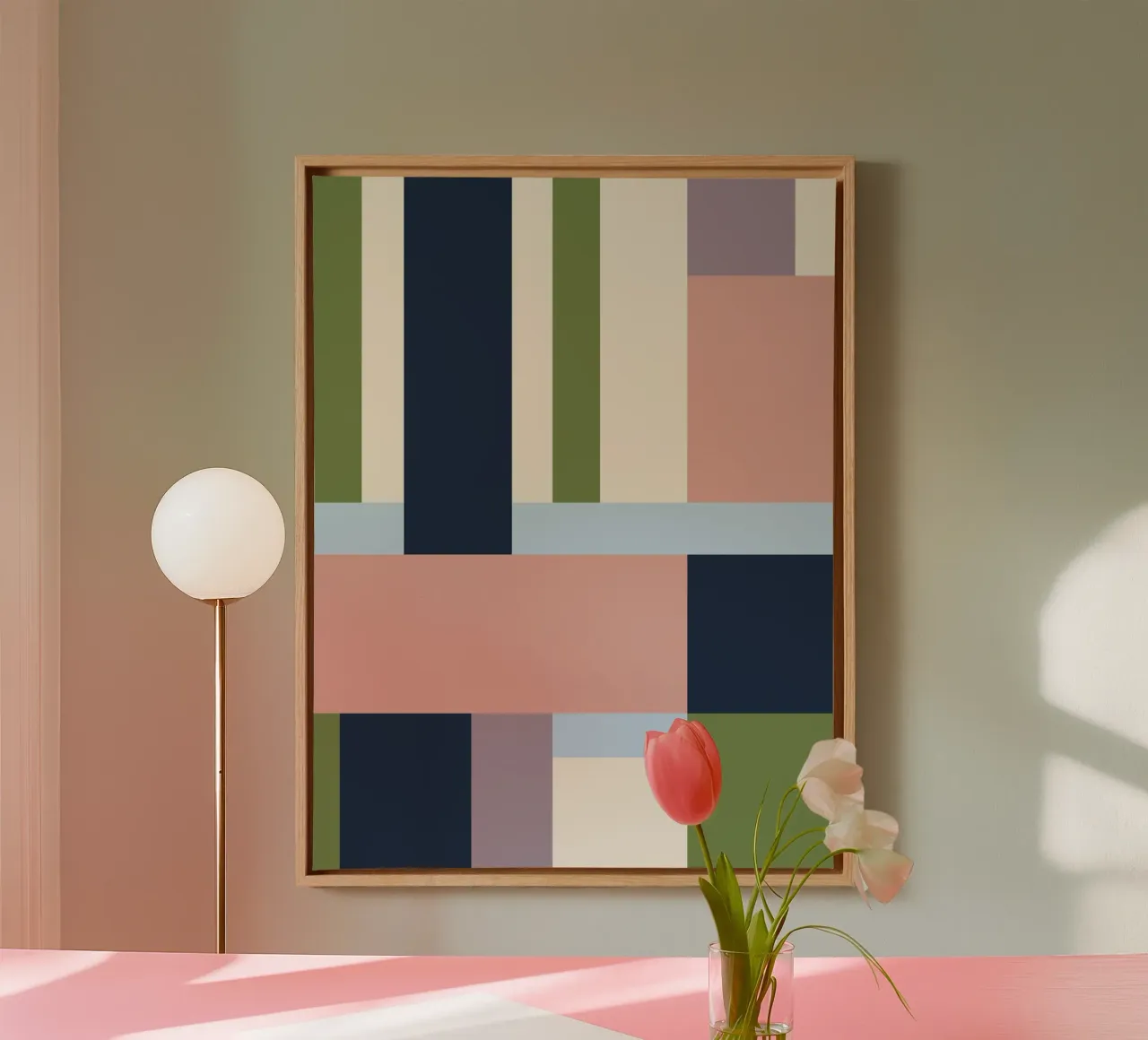 Building Blocks Pattern Leinwand von Studio Esther Zobel