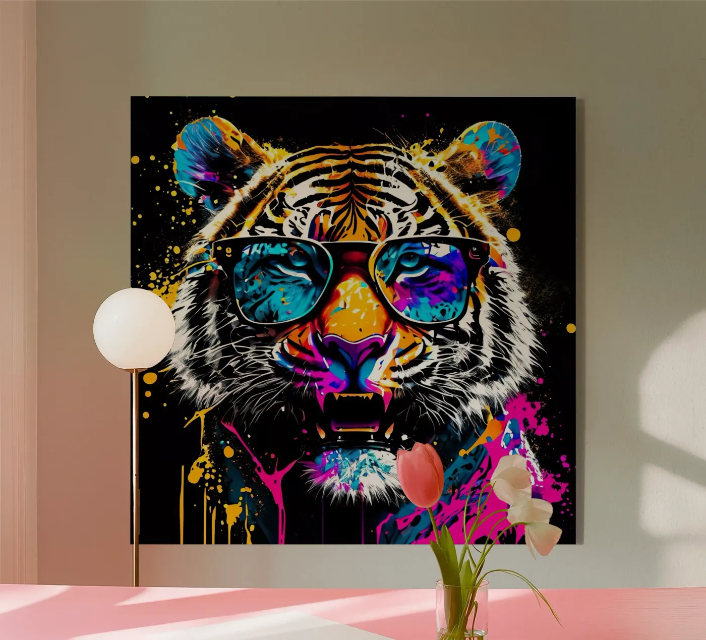 Tiger plexiglass da Artsy Bessy