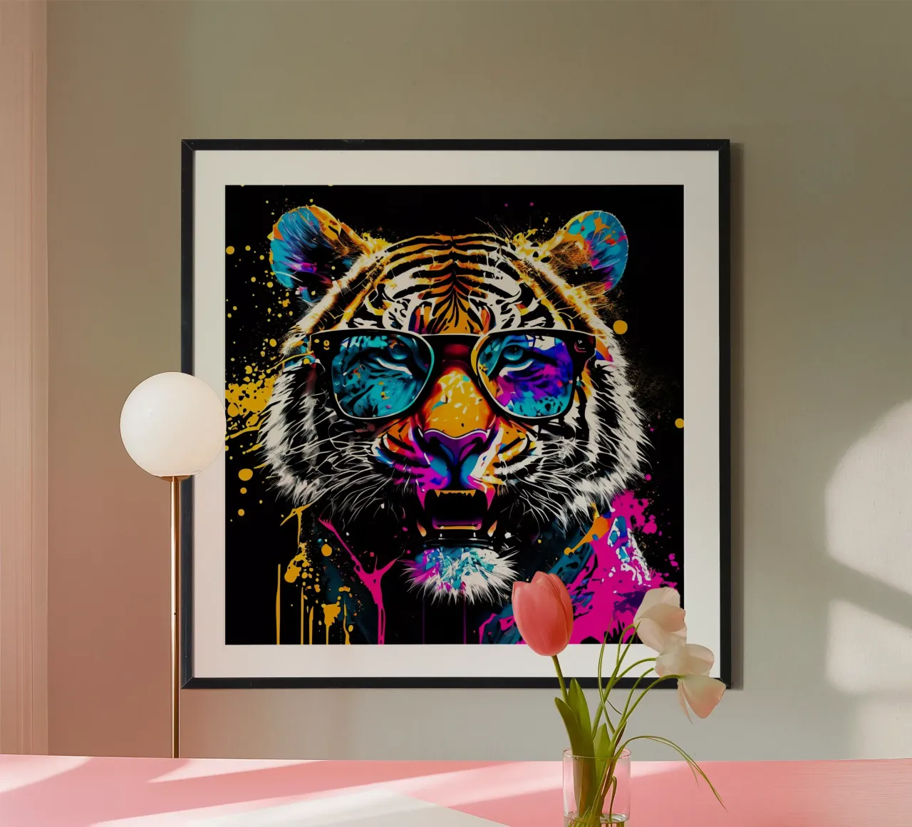 Tiger poster da Artsy Bessy