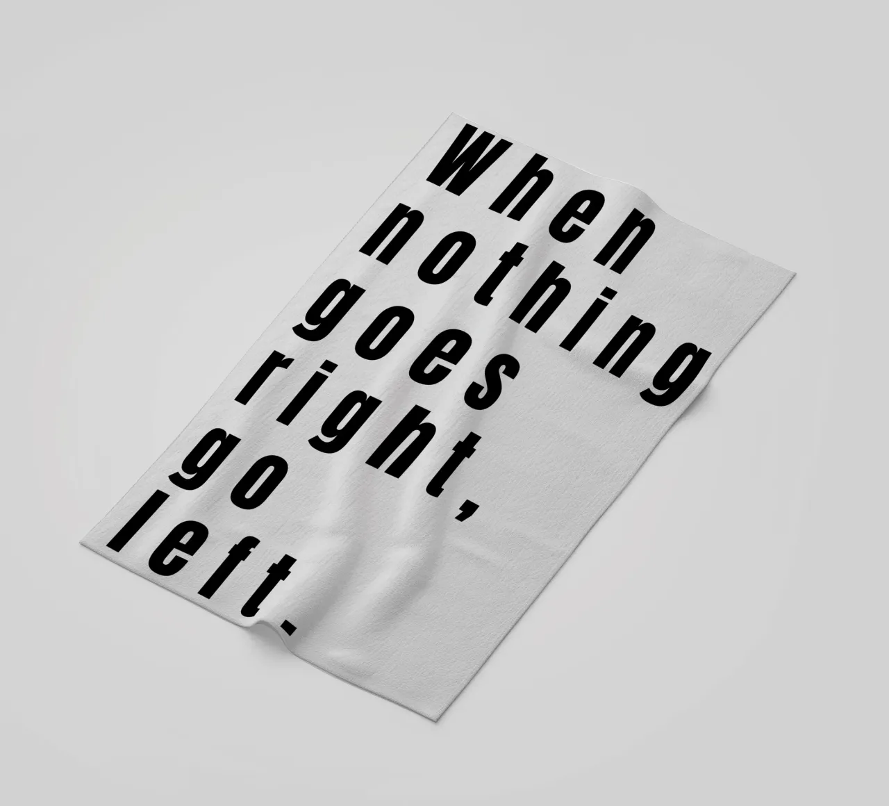 GO LEFT telo mare da BAWA