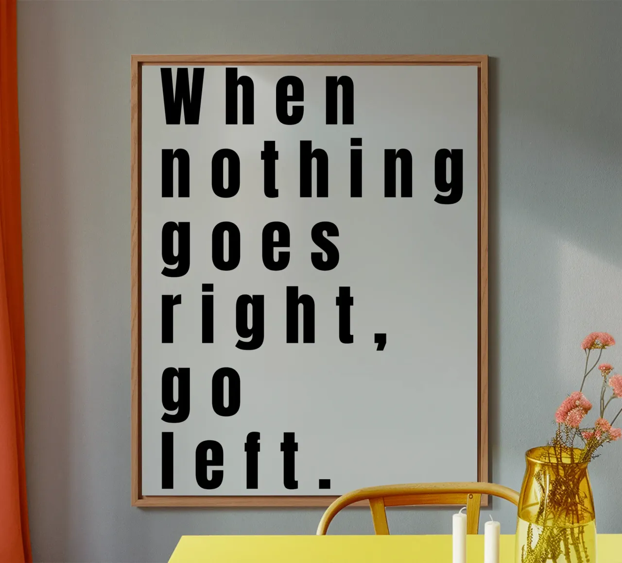 GO LEFT alluminio dibond da BAWA