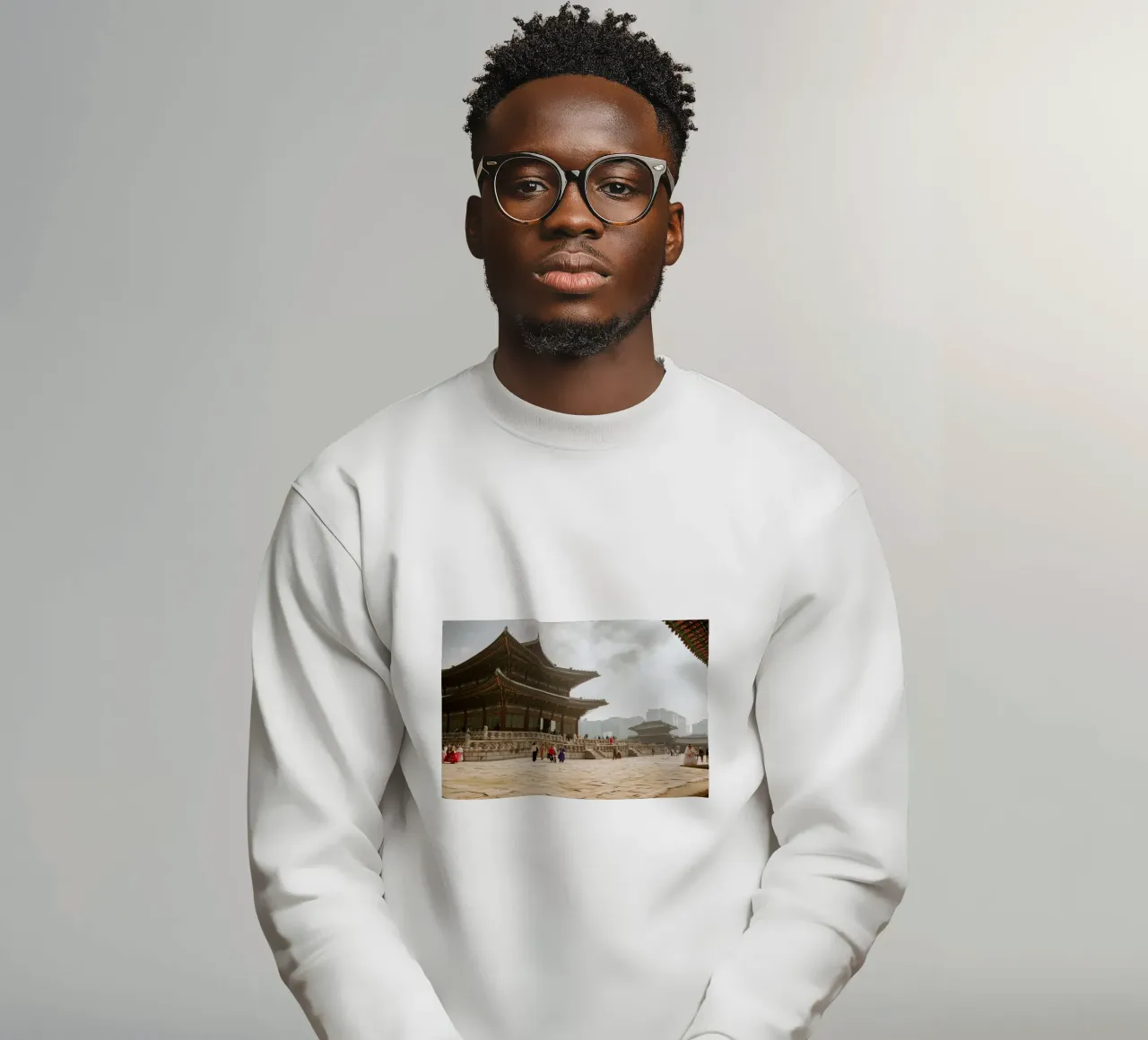 Palazzo Gyeongbokgung a Seul, Corea del Sud felpa da mbgraphx2