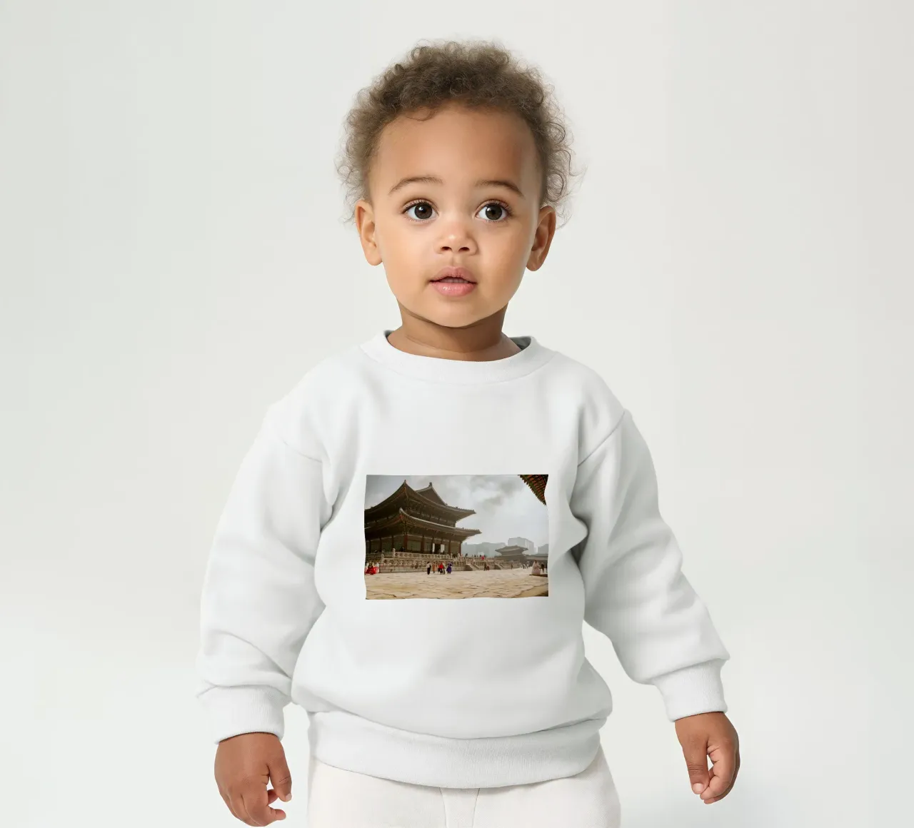 Palazzo Gyeongbokgung a Seul, Corea del Sud felpa neonato da mbgraphx2