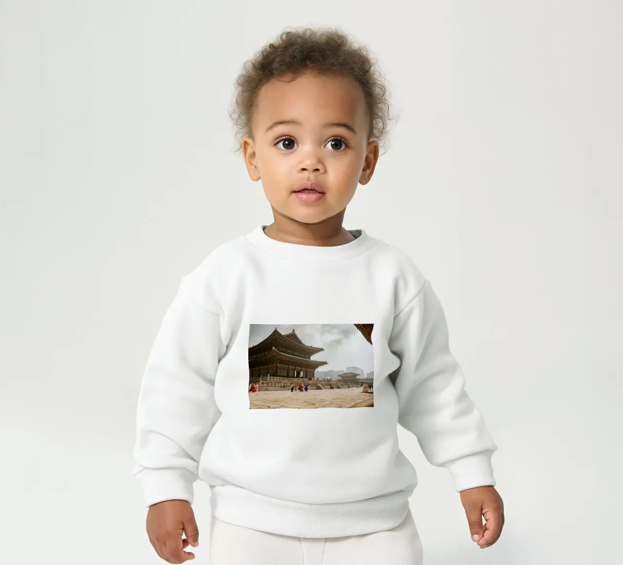 Palazzo Gyeongbokgung a Seul, Corea del Sud felpa neonato da mbgraphx2