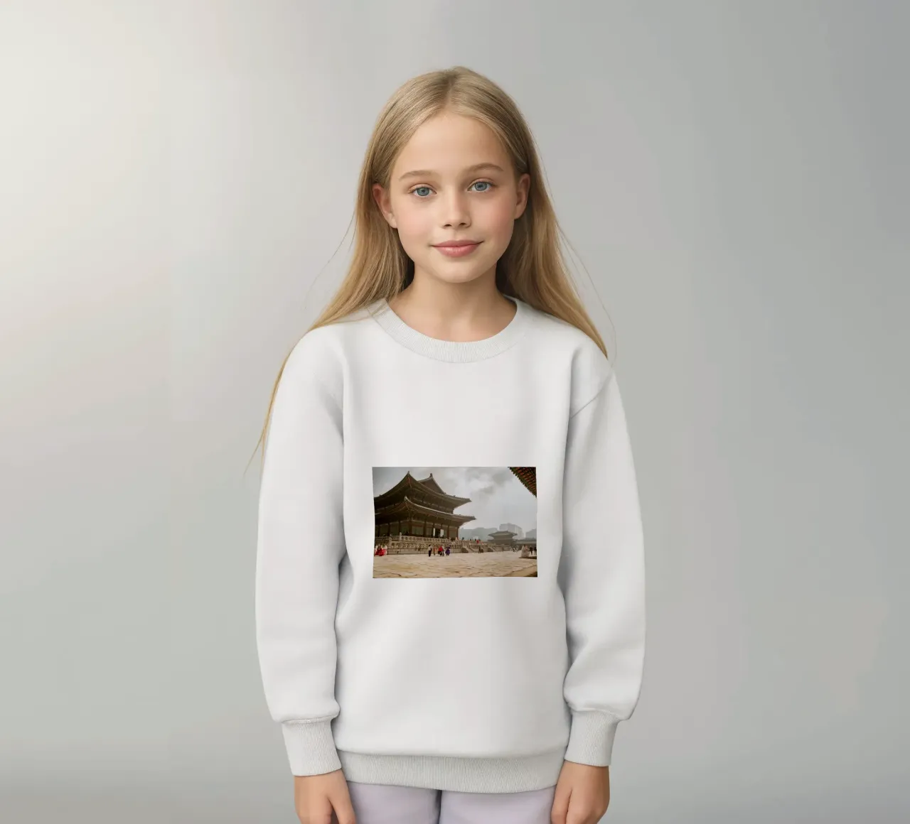 Palazzo Gyeongbokgung a Seul, Corea del Sud felpa bambino da mbgraphx2