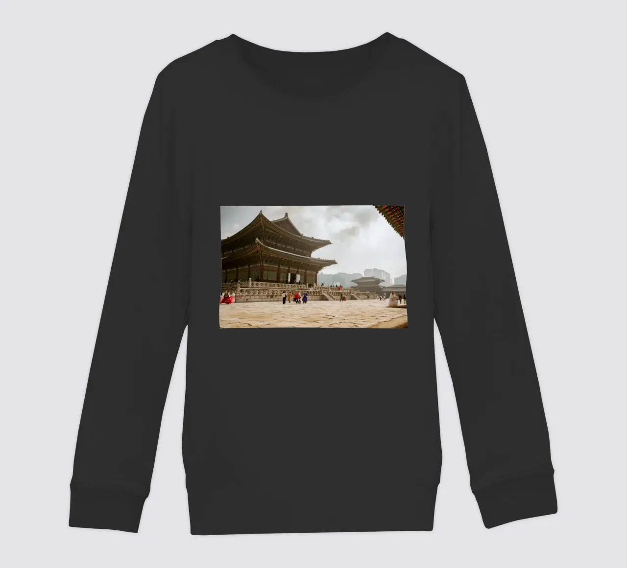 Palazzo Gyeongbokgung a Seul, Corea del Sud felpa bambino da mbgraphx2