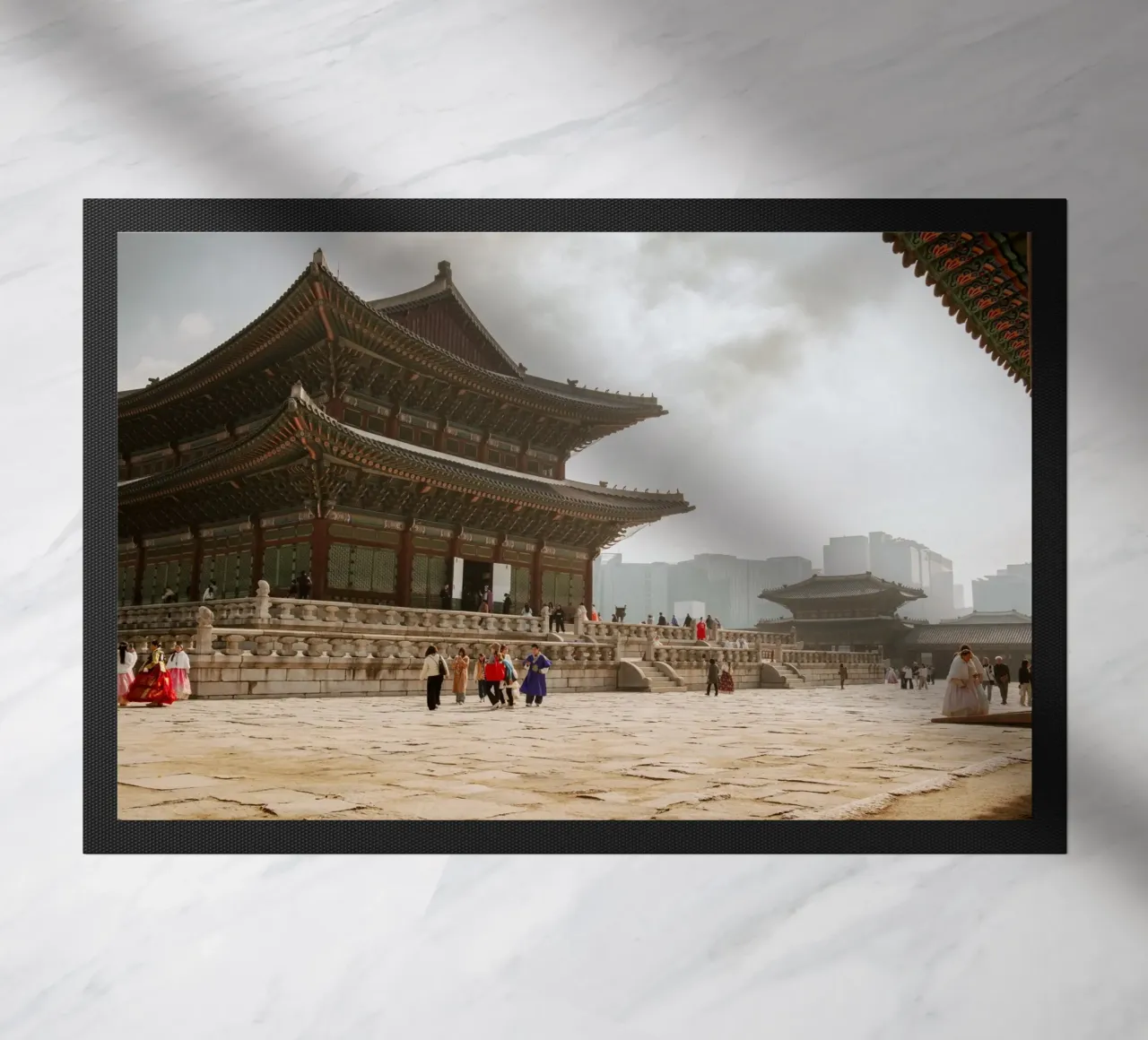 Palazzo Gyeongbokgung a Seul, Corea del Sud zerbino da mbgraphx2