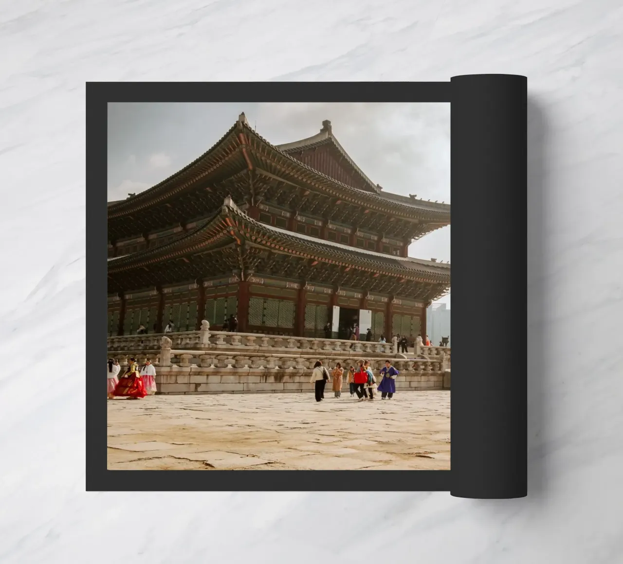 Palazzo Gyeongbokgung a Seul, Corea del Sud zerbino da mbgraphx2