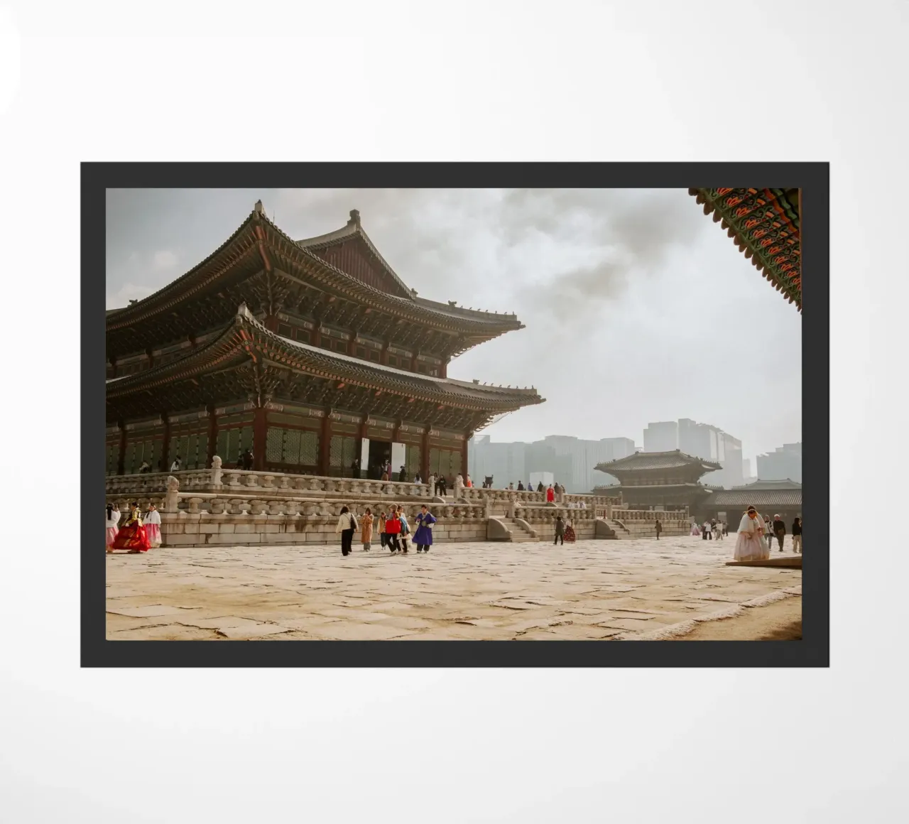 Palazzo Gyeongbokgung a Seul, Corea del Sud zerbino da mbgraphx2