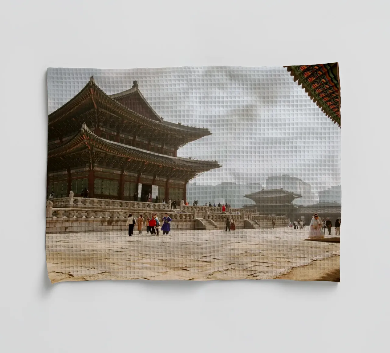 Palazzo Gyeongbokgung a Seul, Corea del Sud canovaccio da cucina da mbgraphx2