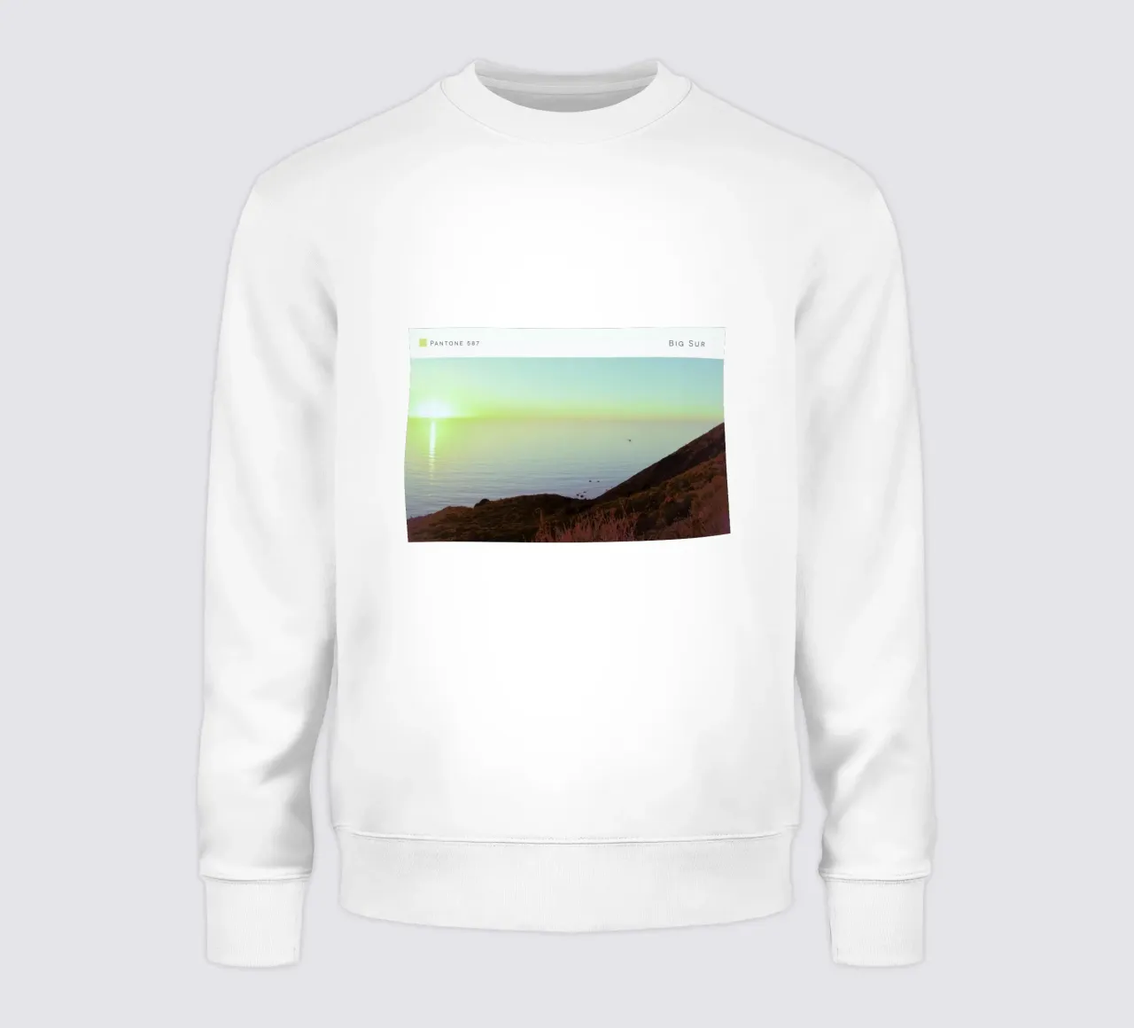 Big Sur Pantone 587 felpa da In Full Color