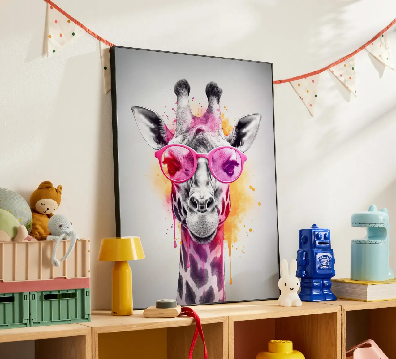 Giraffe alluminio dibond da Artsy Bessy