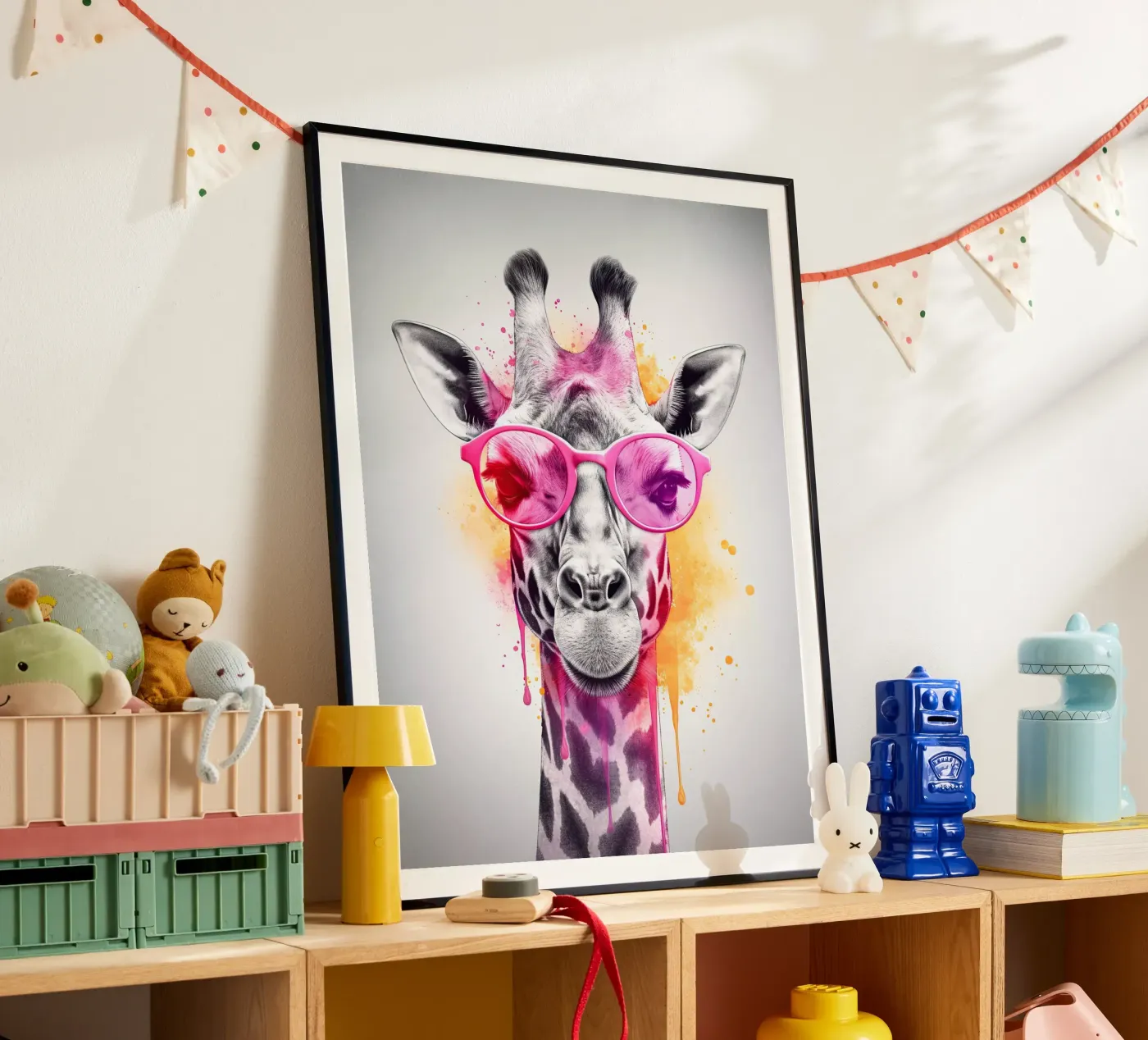 Giraffe Poster von Artsy Bessy