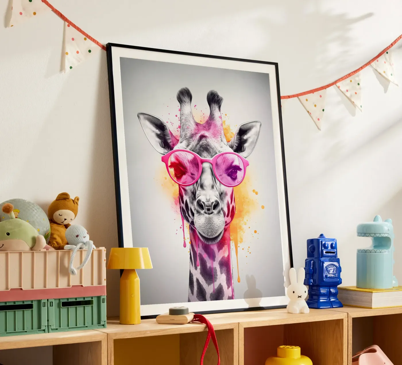 Giraffe poster da Artsy Bessy