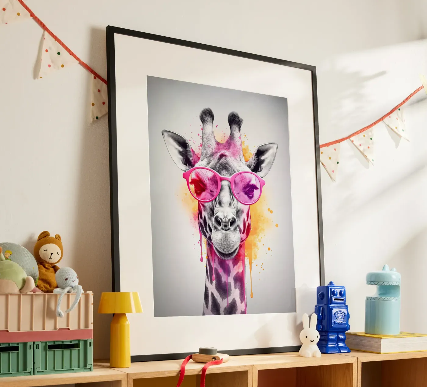 Giraffe Poster von Artsy Bessy