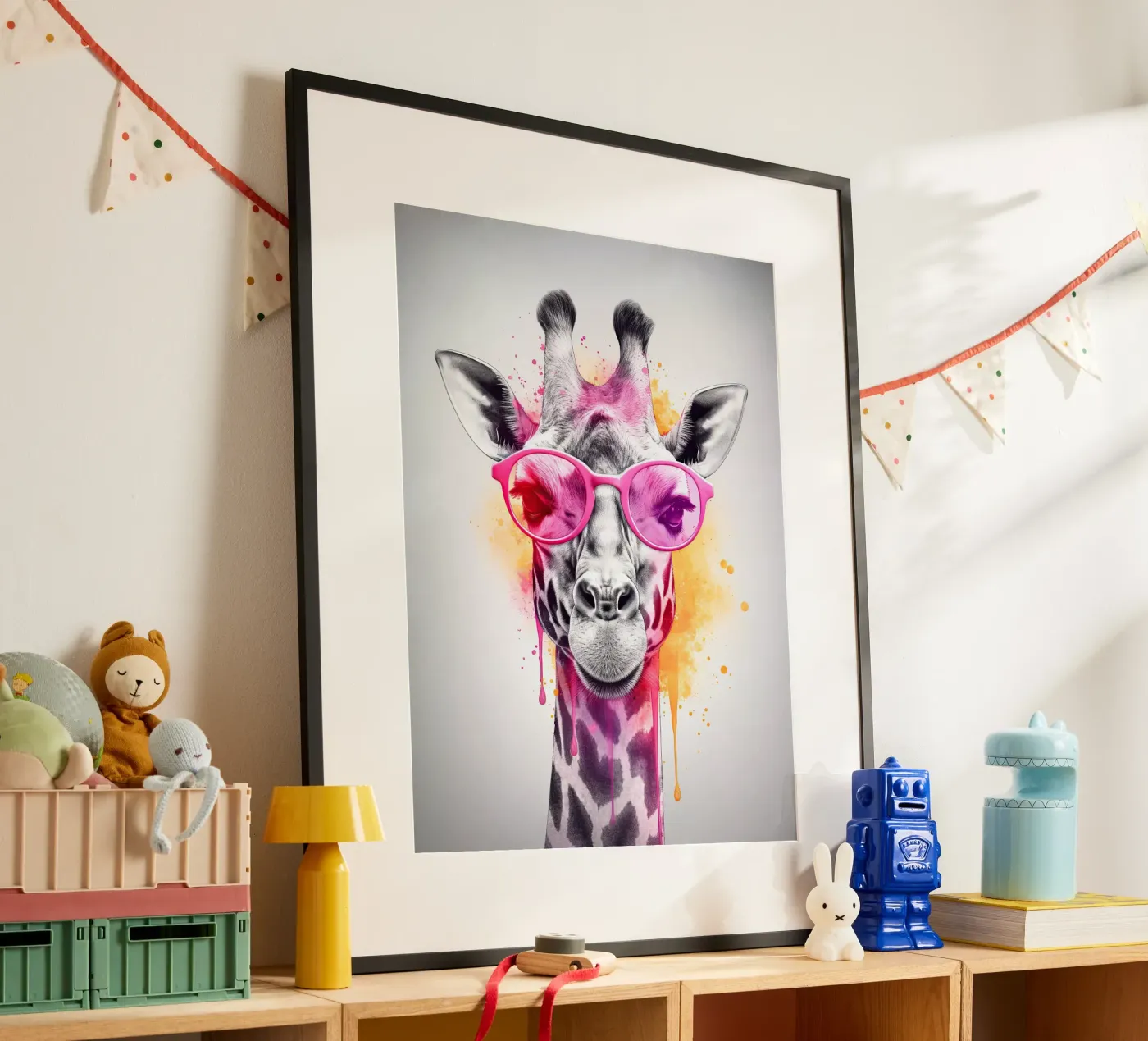Giraffe poster da Artsy Bessy