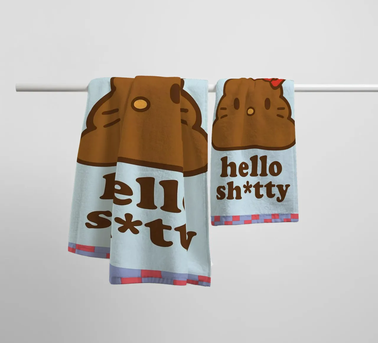 hello shtty asciugamano da bagno da PitaraS