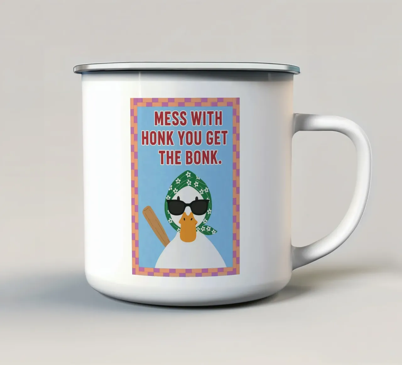 confusione con il clacson tazza in smalto da PitaraS