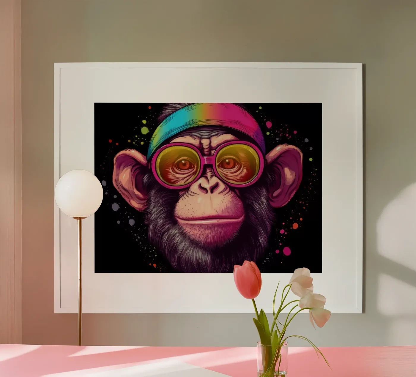 Chimpanzee poster da Artsy Bessy