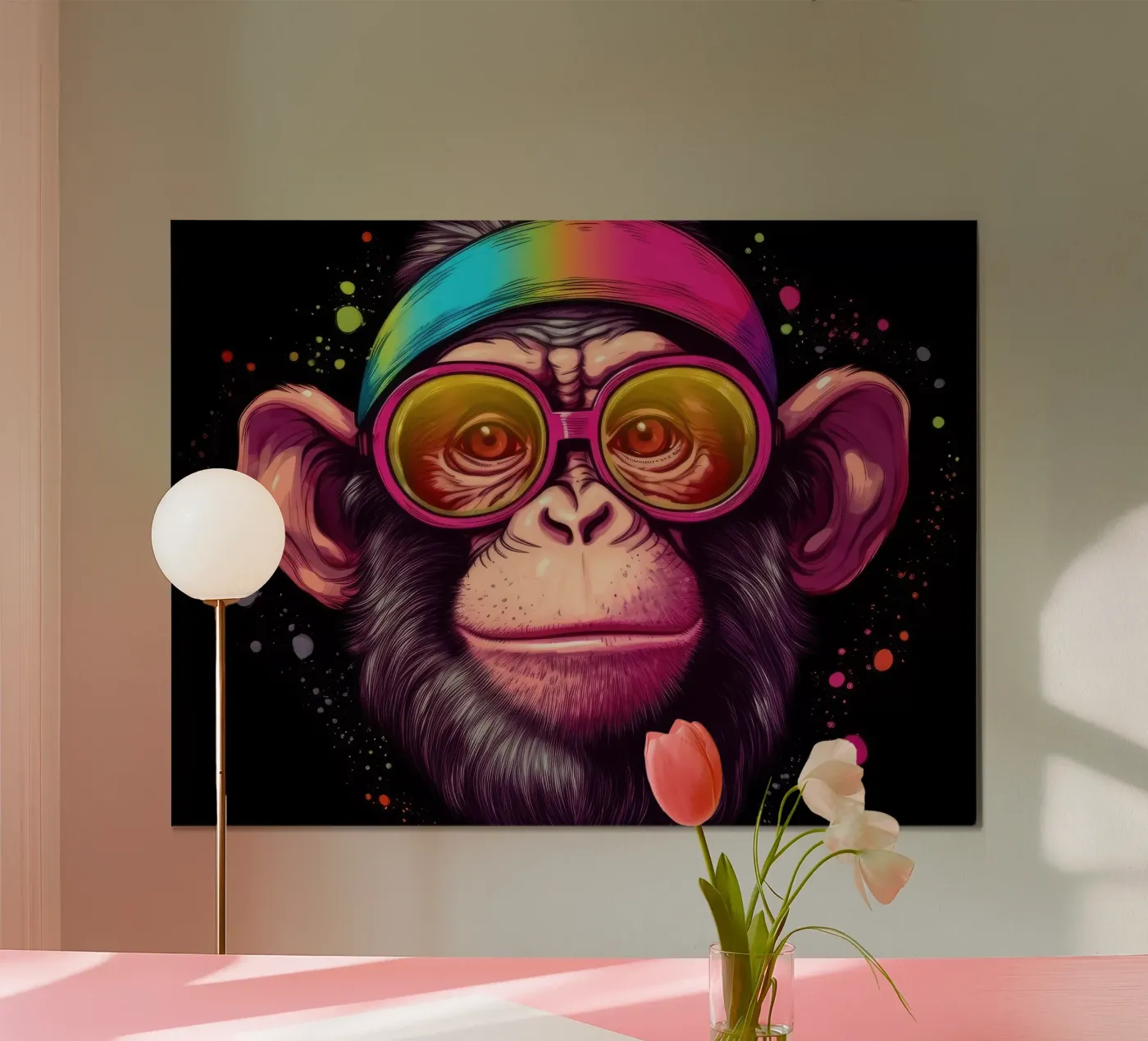 Chimpanzee poster da Artsy Bessy