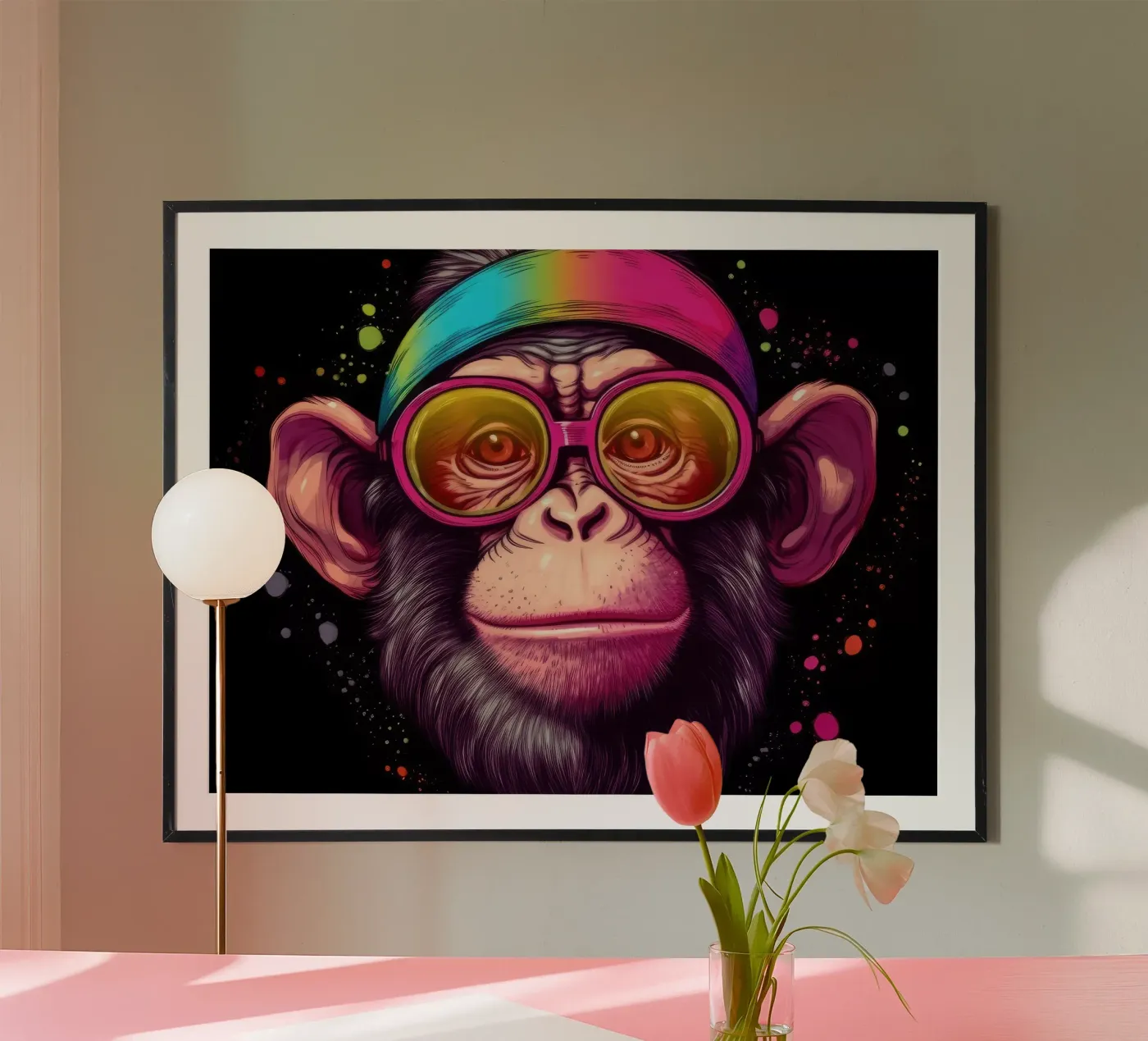 Chimpanzee poster da Artsy Bessy