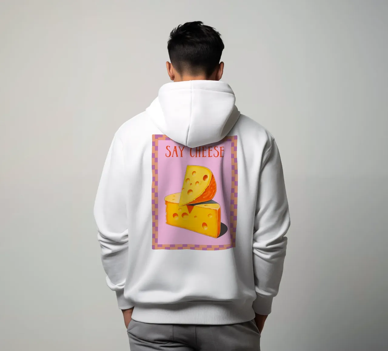 dire formaggio felpa con cappuccio da PitaraS