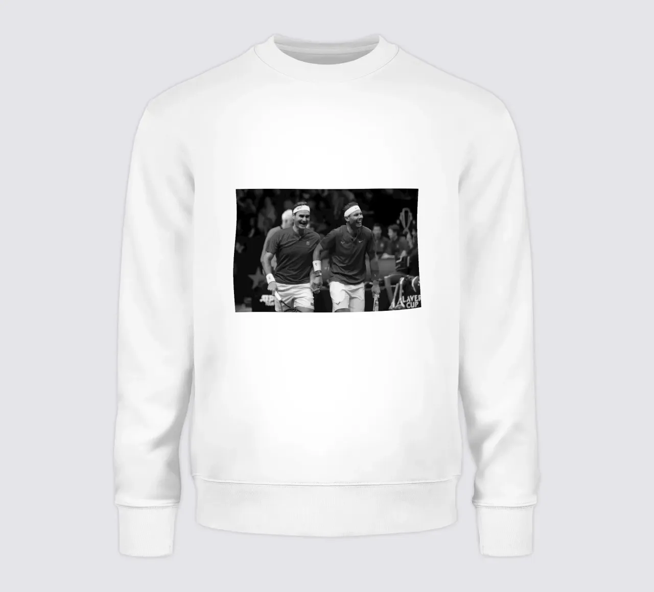 Roger Federer e Rafael Nadal (2022) felpa da BLACK WITH WHITE