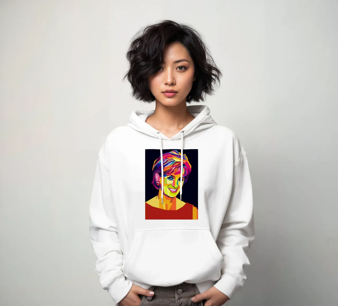 Diana Popart WPAP felpa con cappuccio da KP Artwork