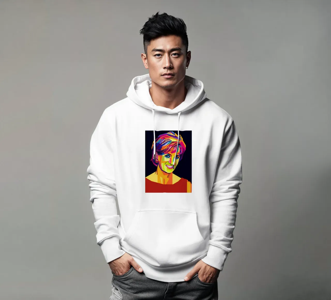 Diana Popart WPAP felpa con cappuccio da KP Artwork