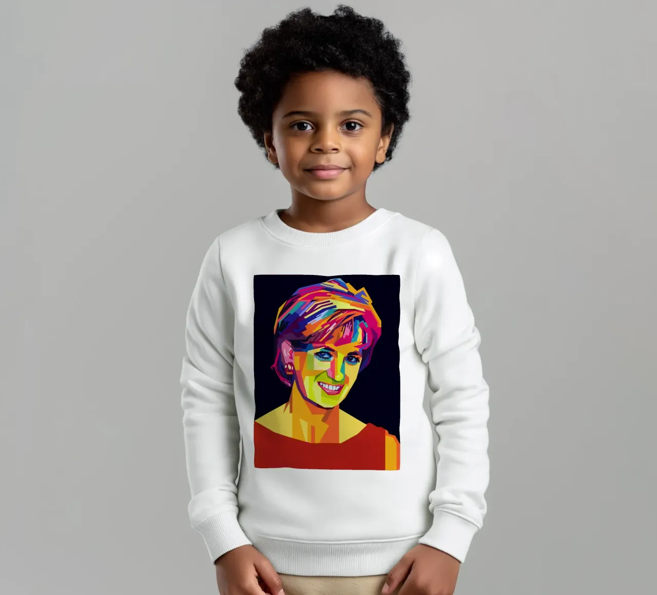 Diana Popart WPAP felpa bambino da KP Artwork