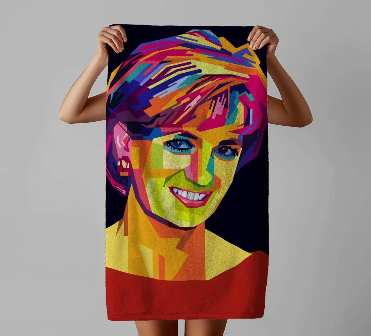 Diana Popart WPAP asciugamano da bagno da KP Artwork
