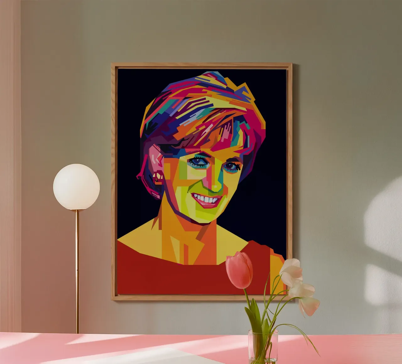 Diana Popart WPAP alluminio dibond da KP Artwork