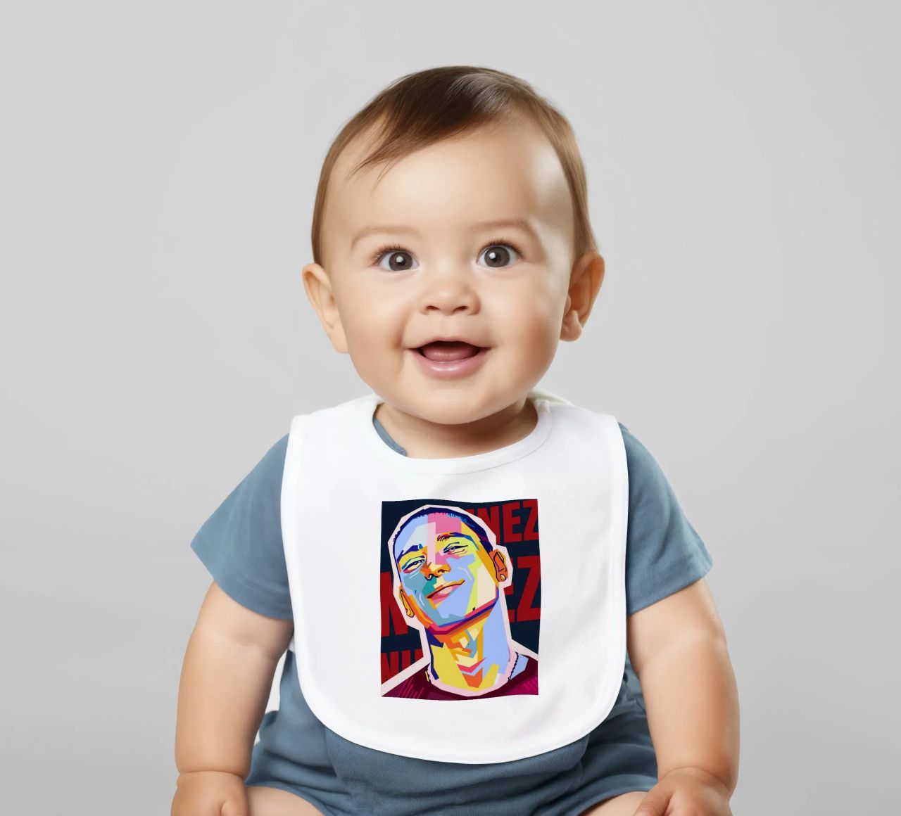Darwin Núñez Style WPAP bavaglino da KP Artwork