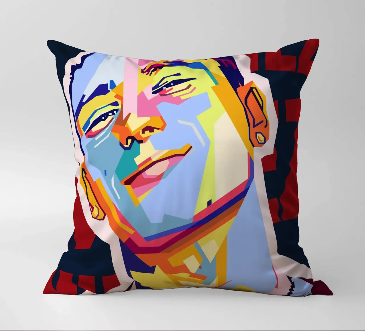 Darwin Núñez Style WPAP cuscino da KP Artwork