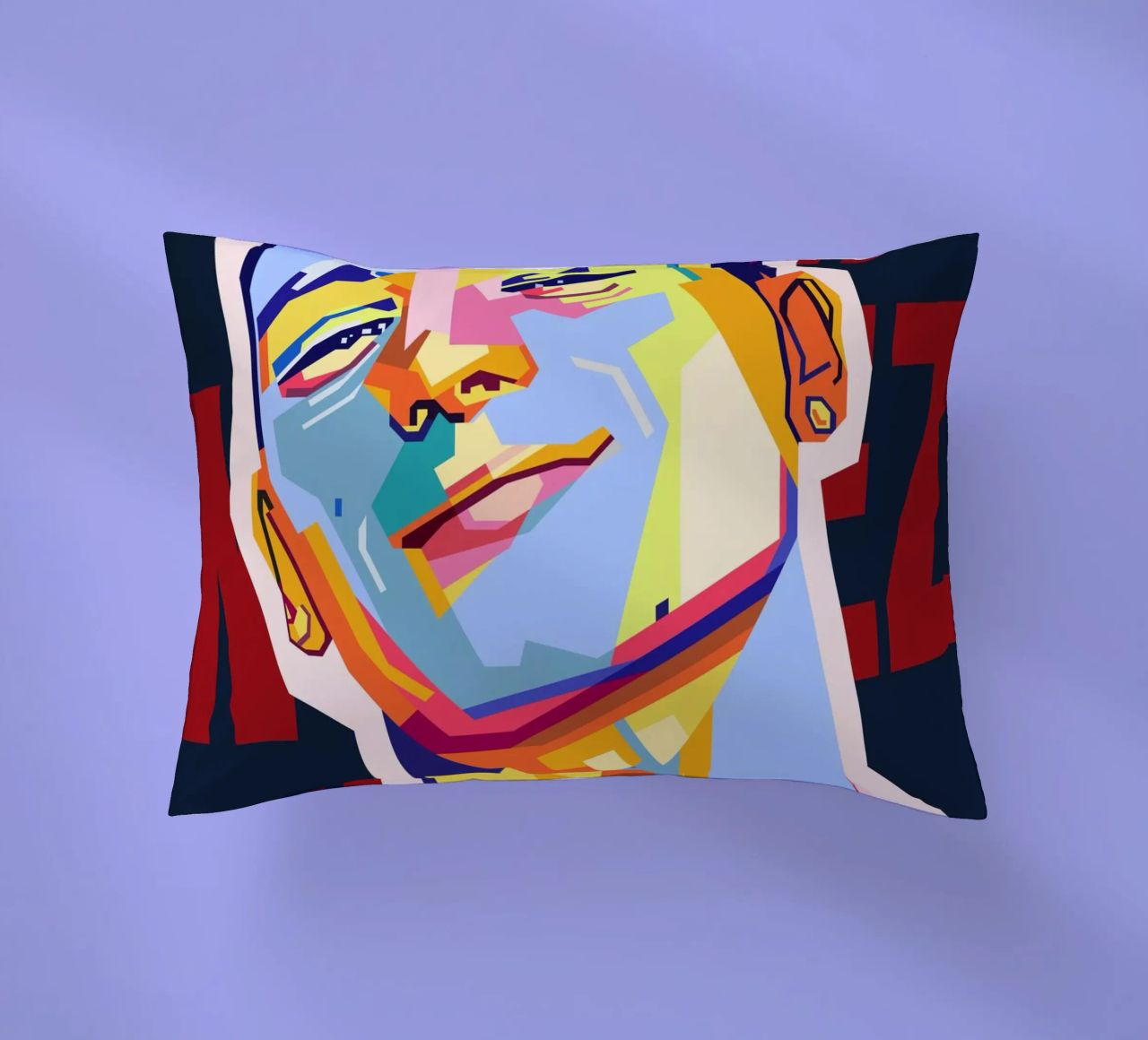 Darwin Núñez Style WPAP cuscino da KP Artwork