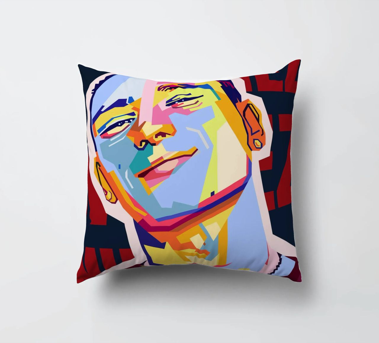 Darwin Núñez Style WPAP cuscino da KP Artwork