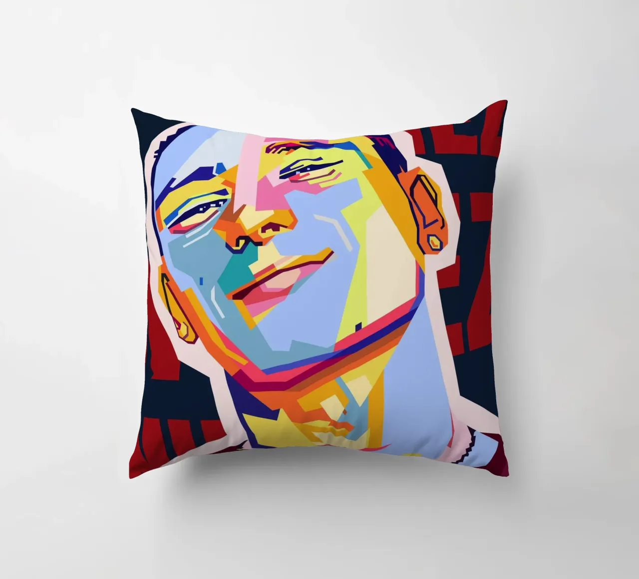 Darwin Núñez Style WPAP cuscino da KP Artwork