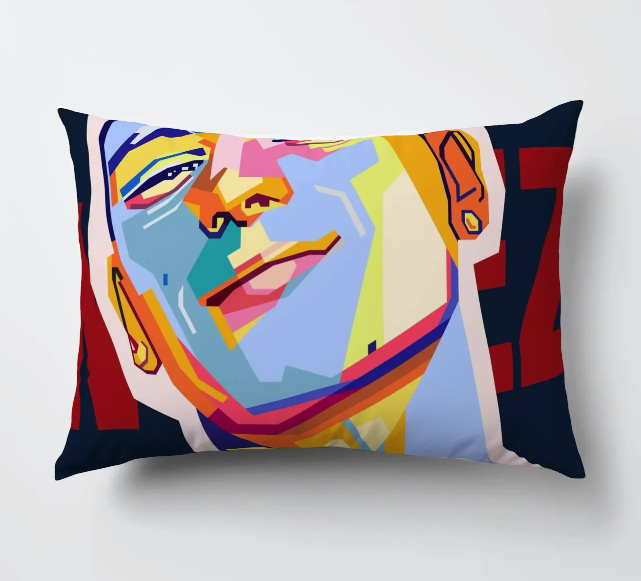 Darwin Núñez Style WPAP Kissen von KP Artwork