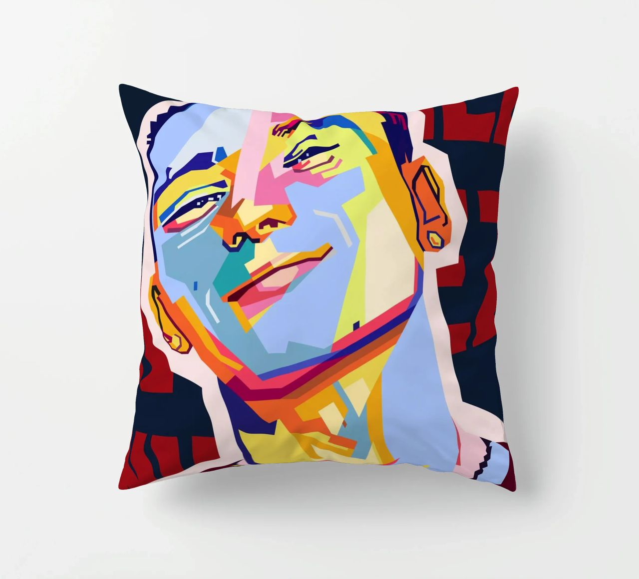 Darwin Núñez Style WPAP cuscino da KP Artwork