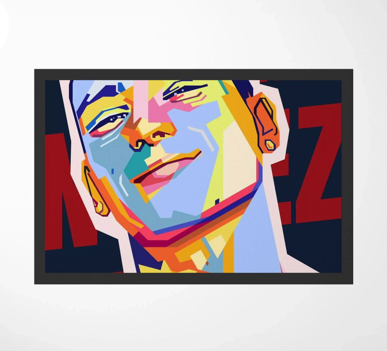 Darwin Núñez Style WPAP zerbino da KP Artwork