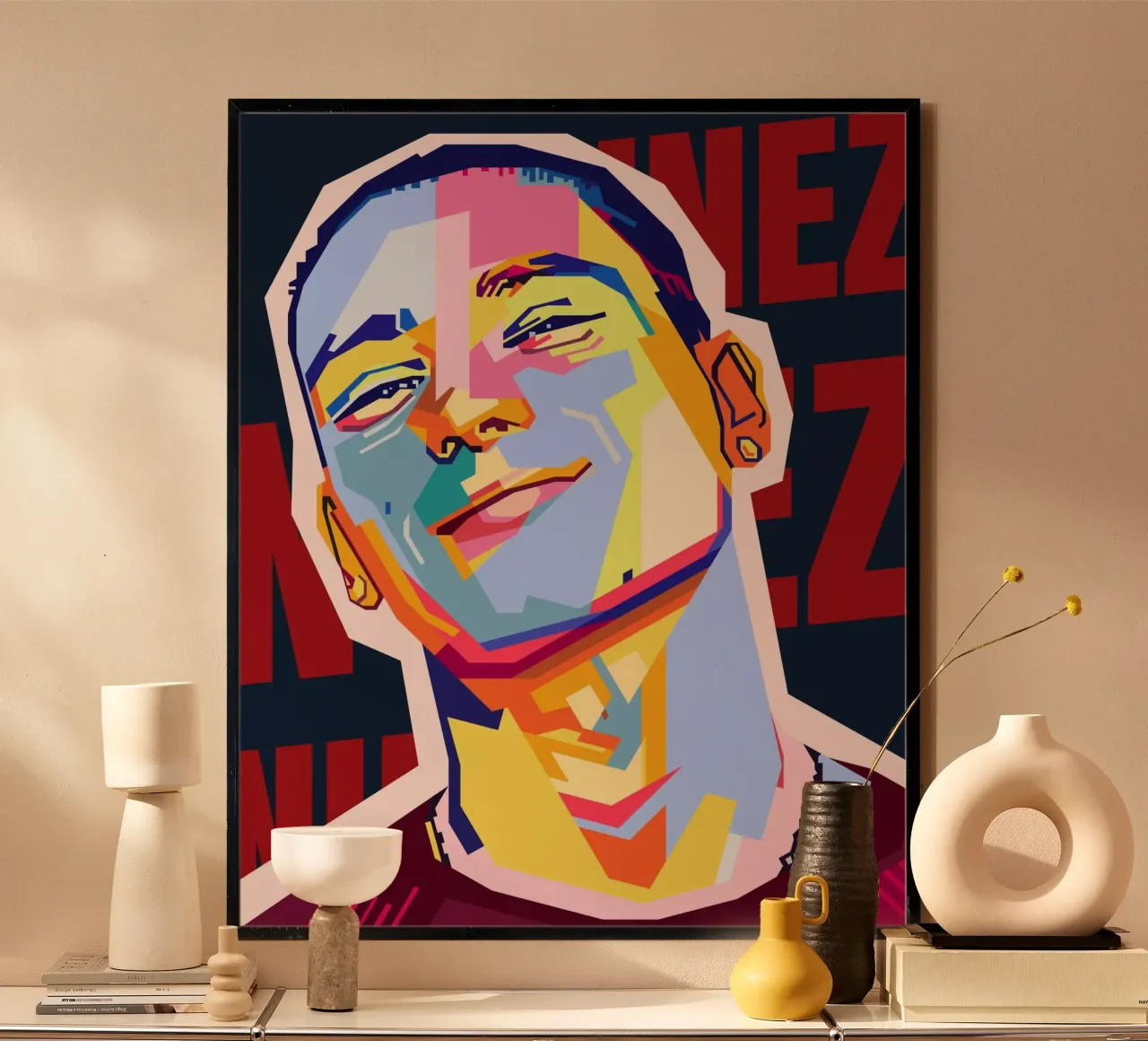 Darwin Núñez Style WPAP poster da KP Artwork