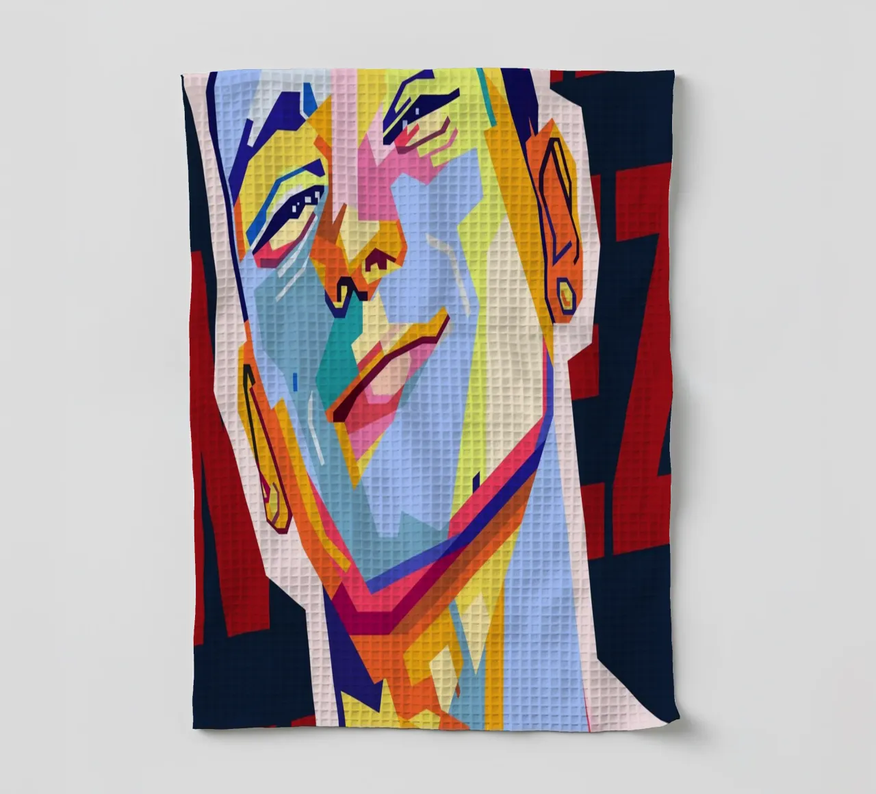 Darwin Núñez Style WPAP torchon de KP Artwork