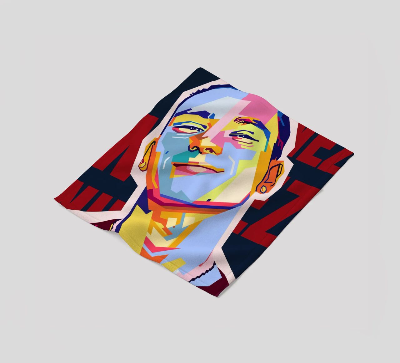 Darwin Núñez Style WPAP coperta in pile da KP Artwork