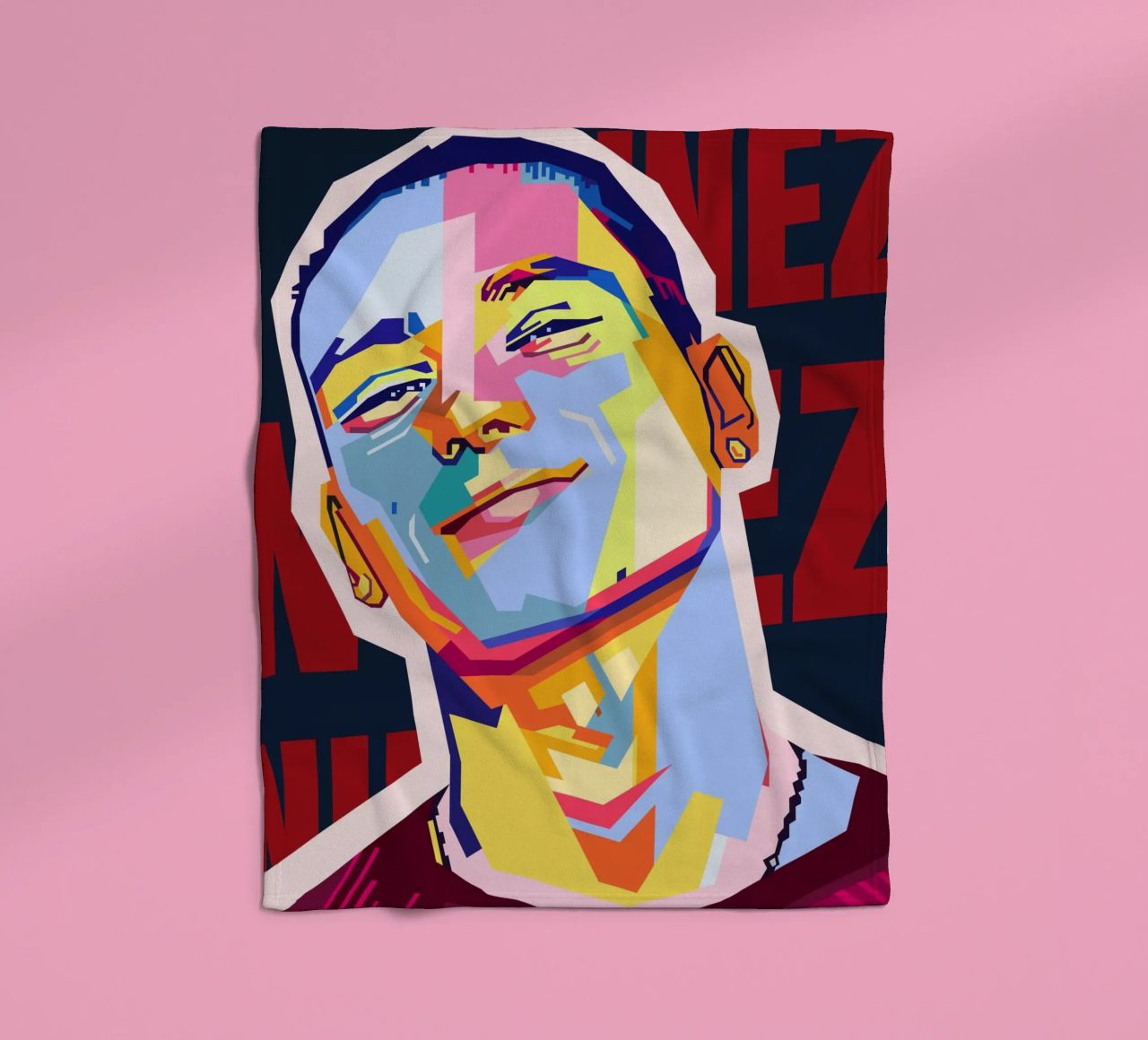 Darwin Núñez Style WPAP coperta in pile da KP Artwork