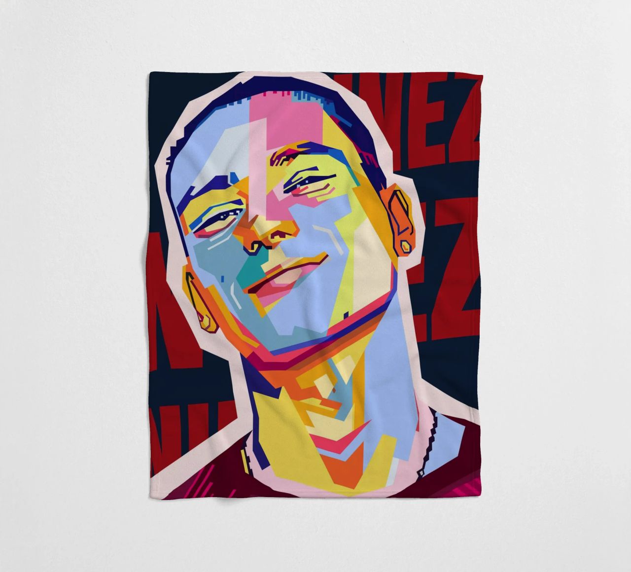 Darwin Núñez Style WPAP coperta in pile da KP Artwork