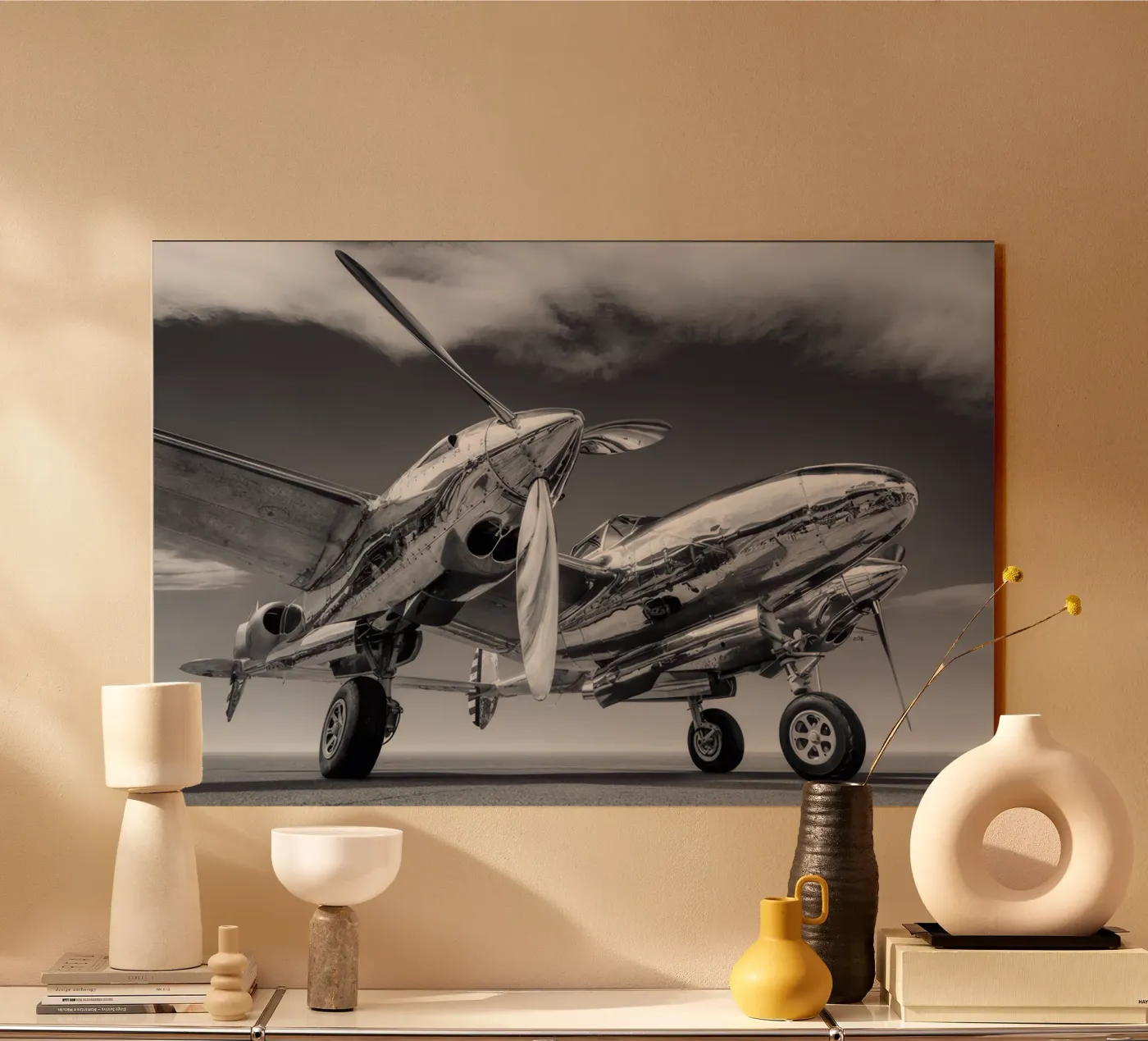 de p38 acryl van BLACK WITH WHITE