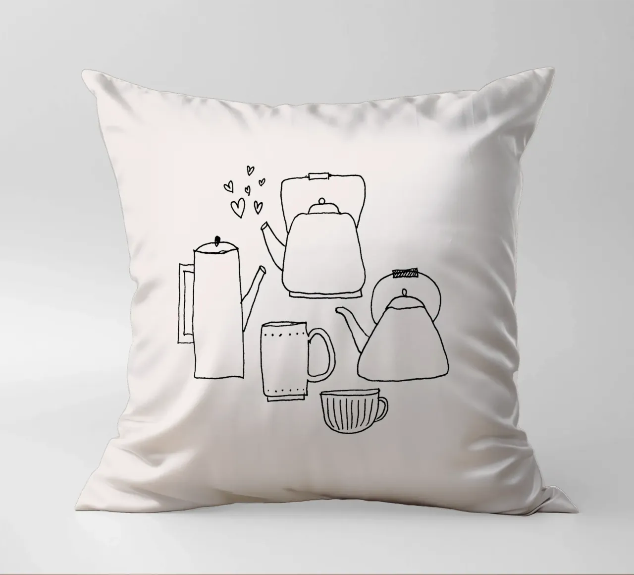 Drink something hot & handle it cuscino da studio stine