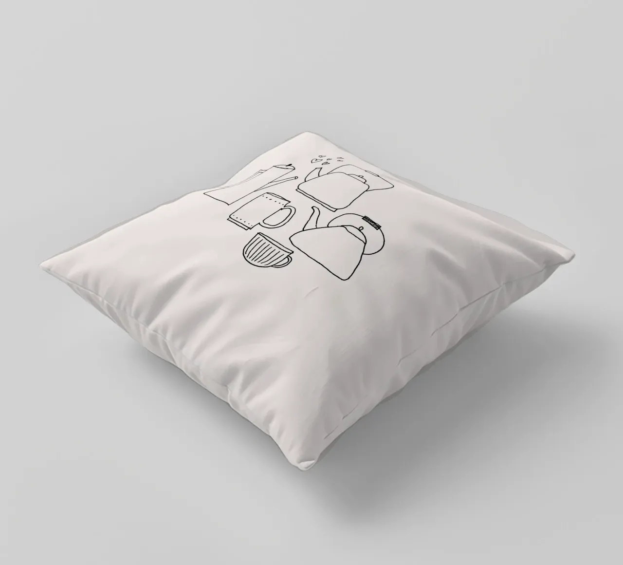 Drink something hot & handle it cuscino da studio stine