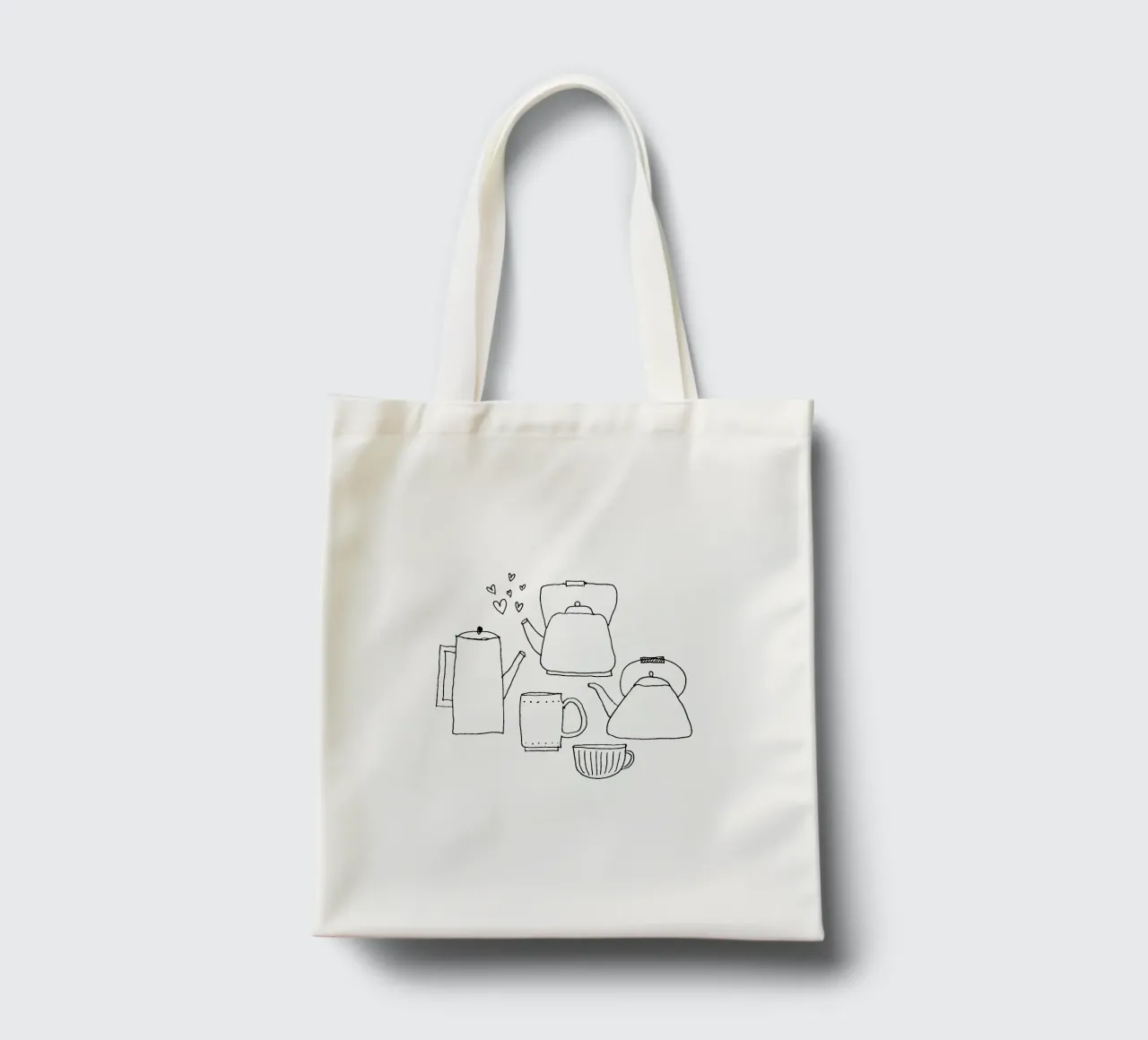 Drink something hot & handle it borsa in juta da studio stine