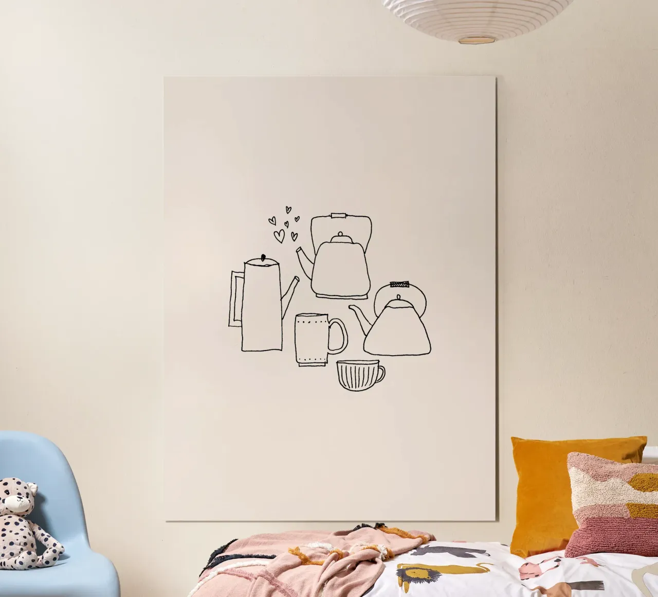 Drink something hot & handle it poster da studio stine